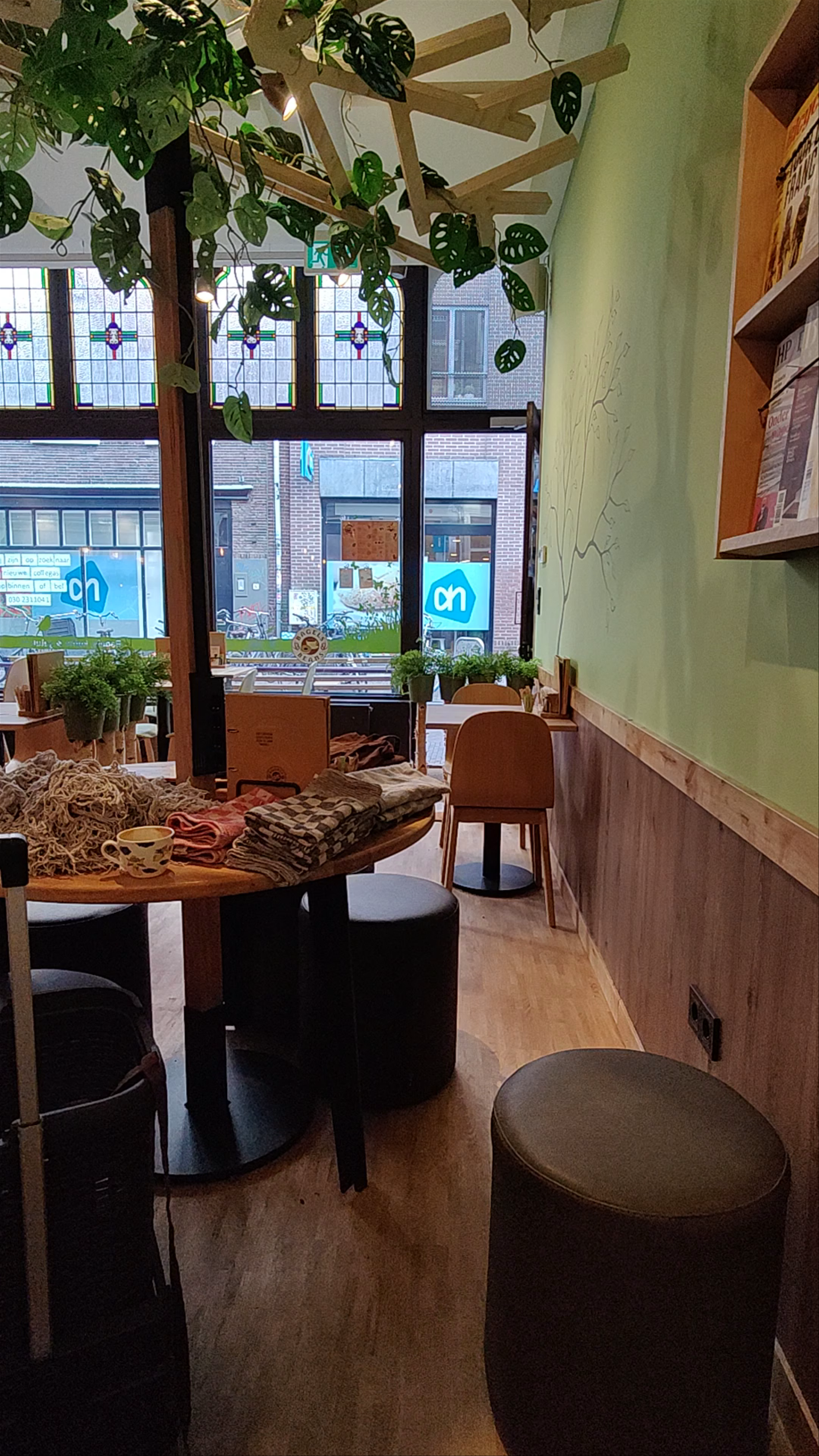 Tranquil Moments at Bagels & Beans Café, Utrecht