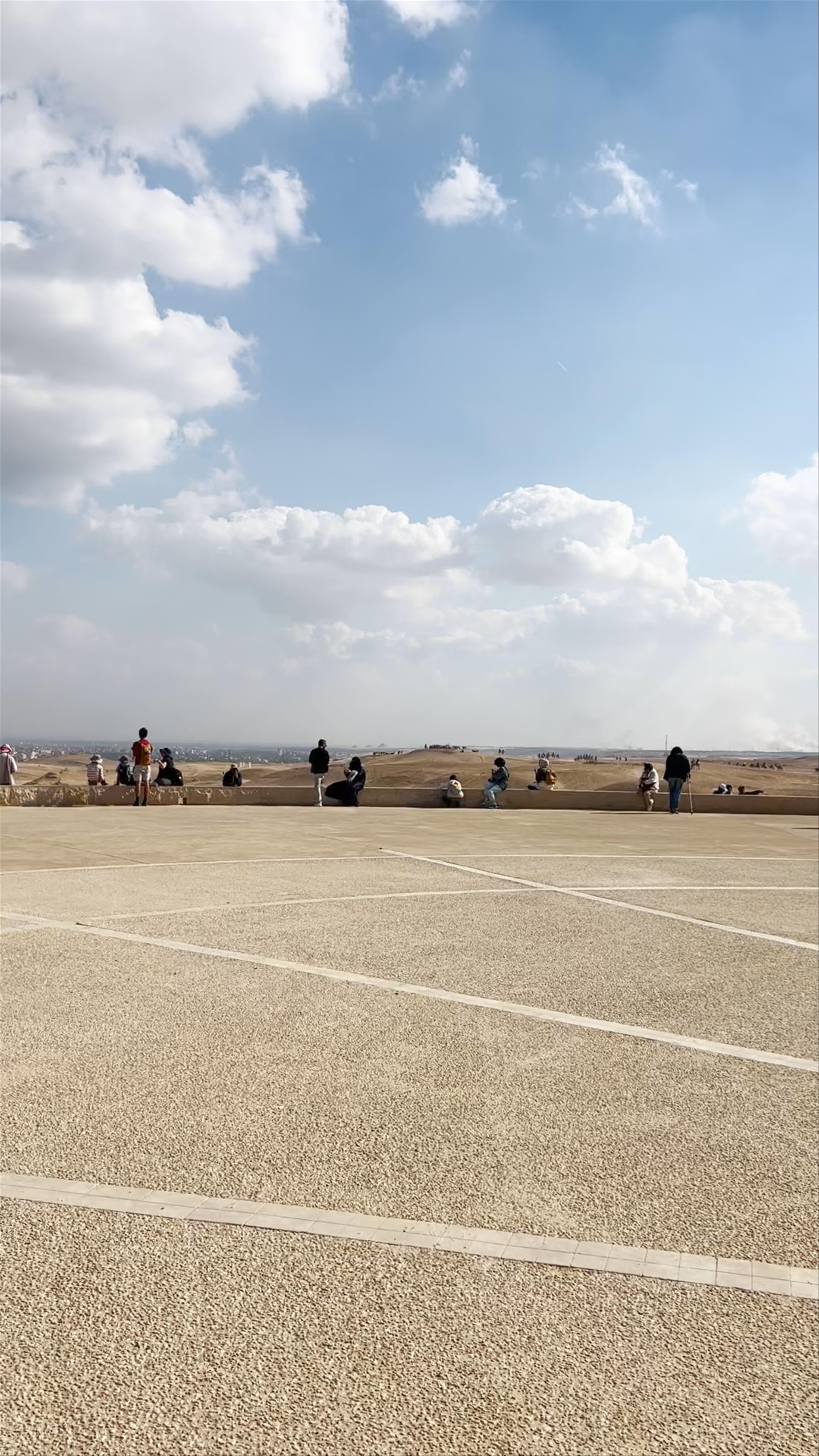 Panoramic View of the Pyramids