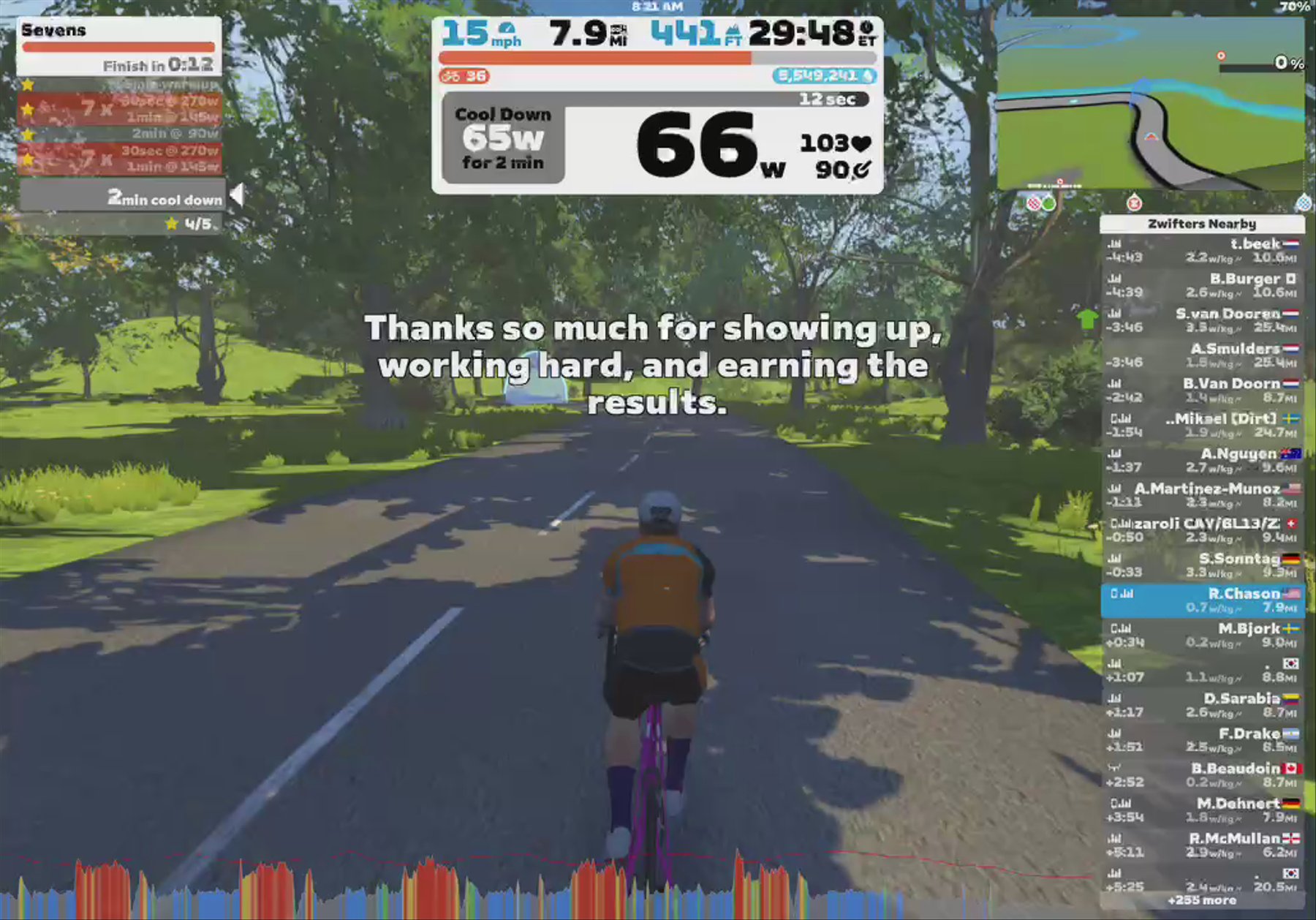 Zwift - Sevens on Country to Coastal in France