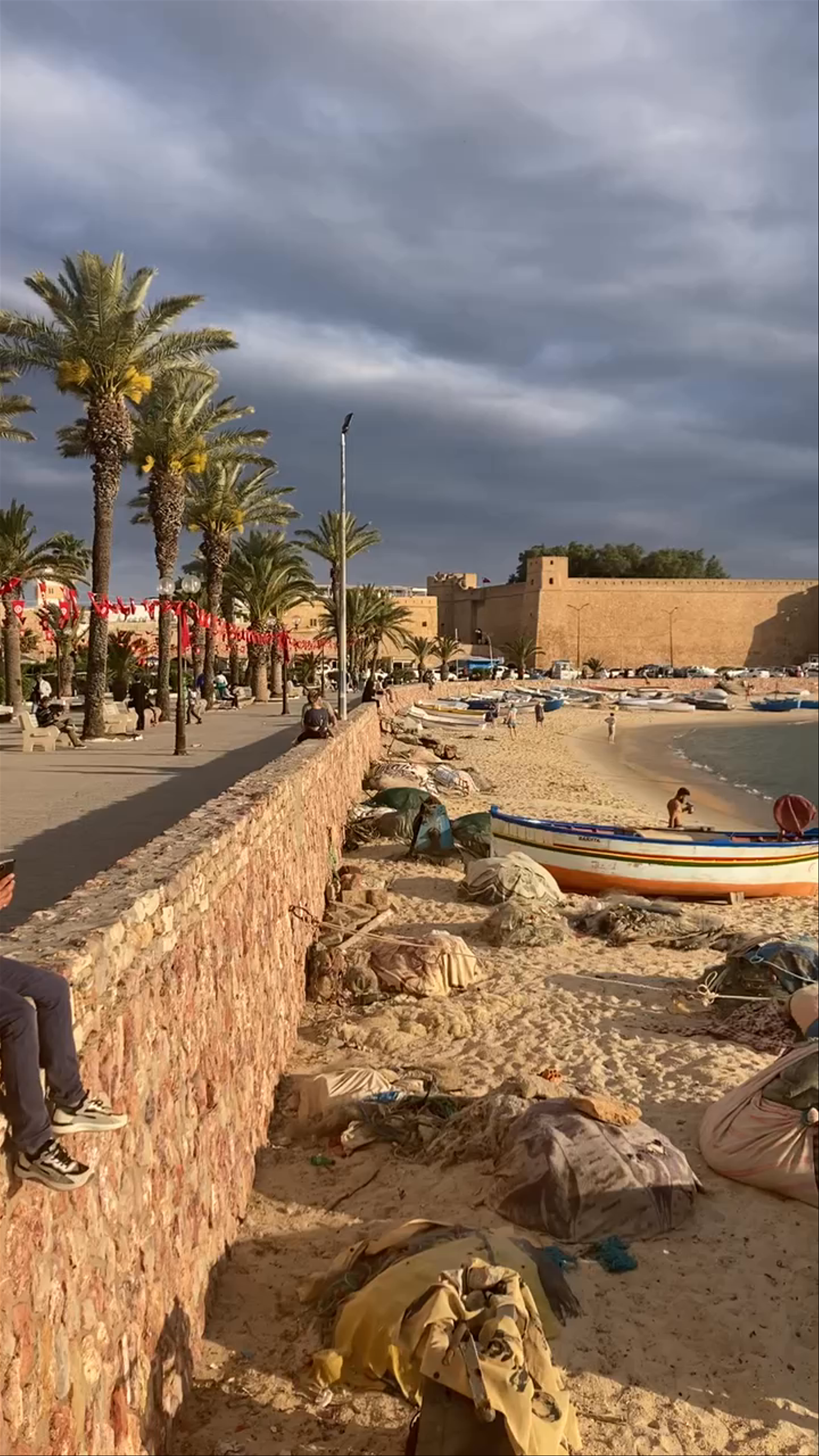 Fort Hammamet: Coastal Charm at Sunset in Hammamet, Tunisia