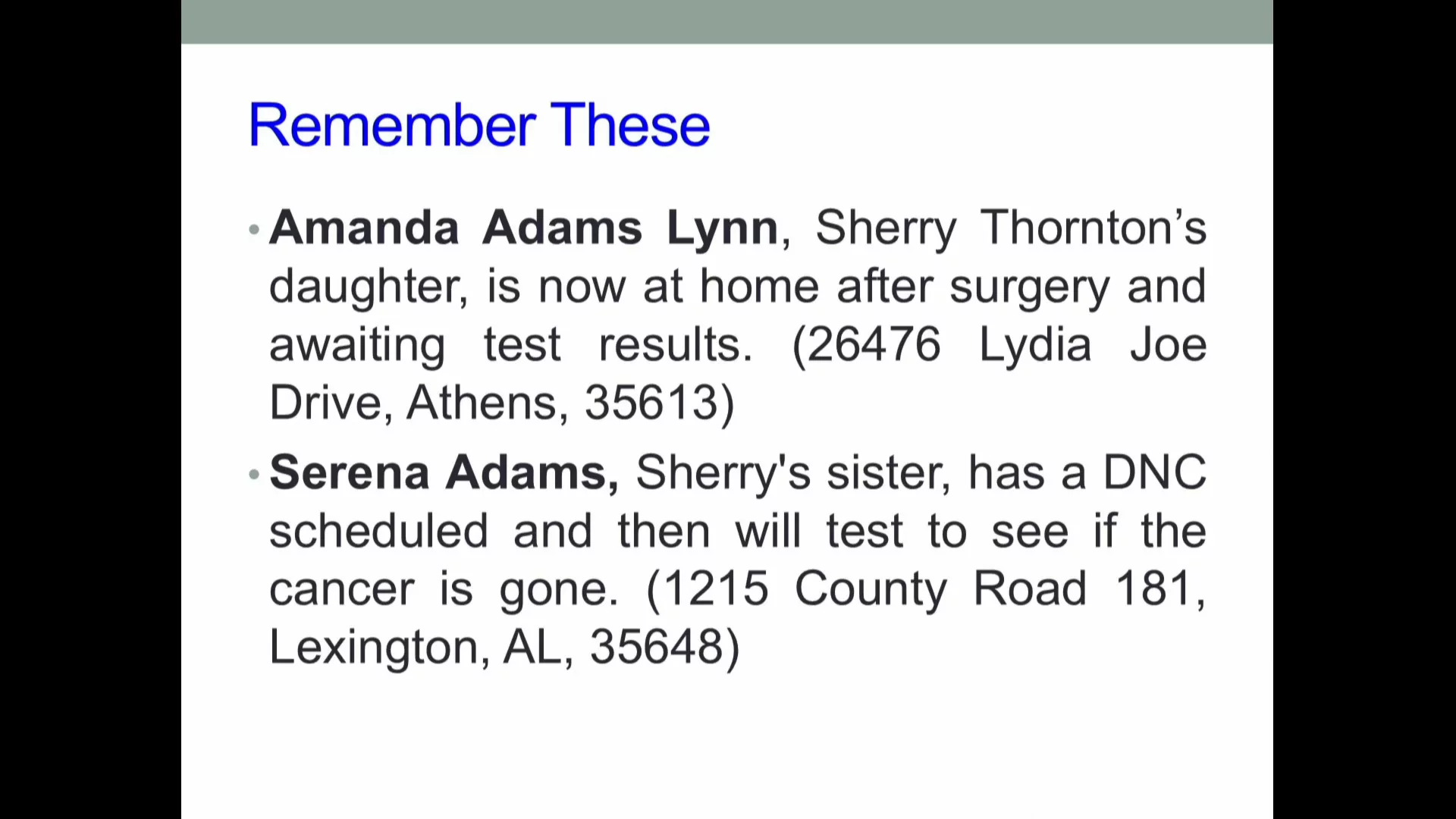 Bethel Service, May 04, 2025
