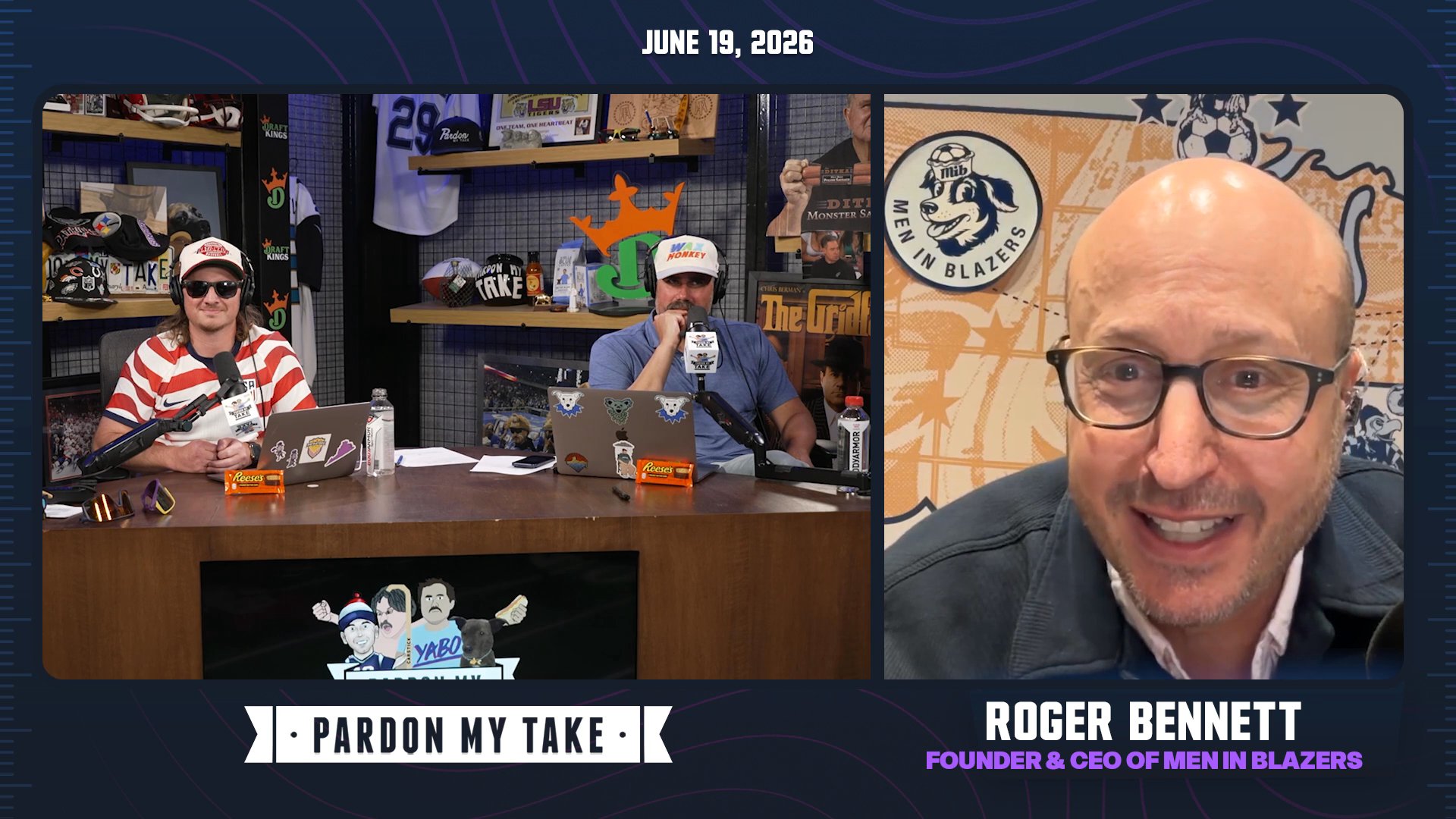 World Cup With Roger Bennett, 2X National Champ Alex Karaban, Knicks Parade, Ronaldo vs Messi And Fyre Fest Of The Week