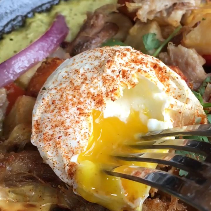 Lazy Dog Restaurant & Bar - Housemade Carnitas + Tater Tot Hash - New American Near Me - Addison, Texas