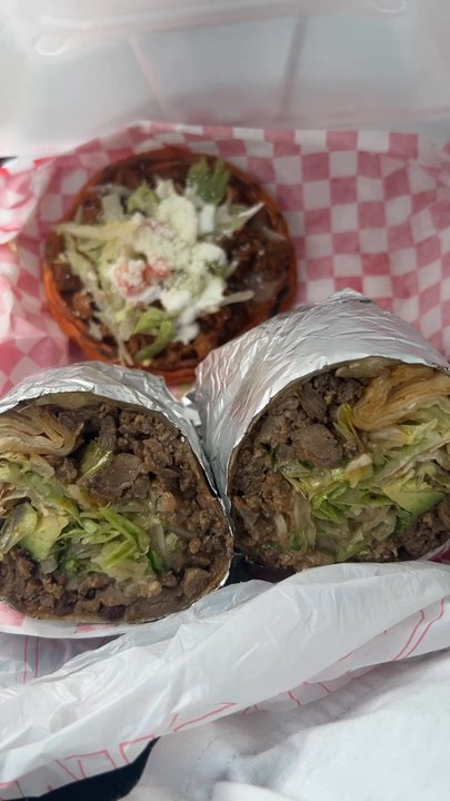 Tacos Coranay - Video of the carne Asada Burrito - Food Trucks Near Me - Fort Mill, South Carolina