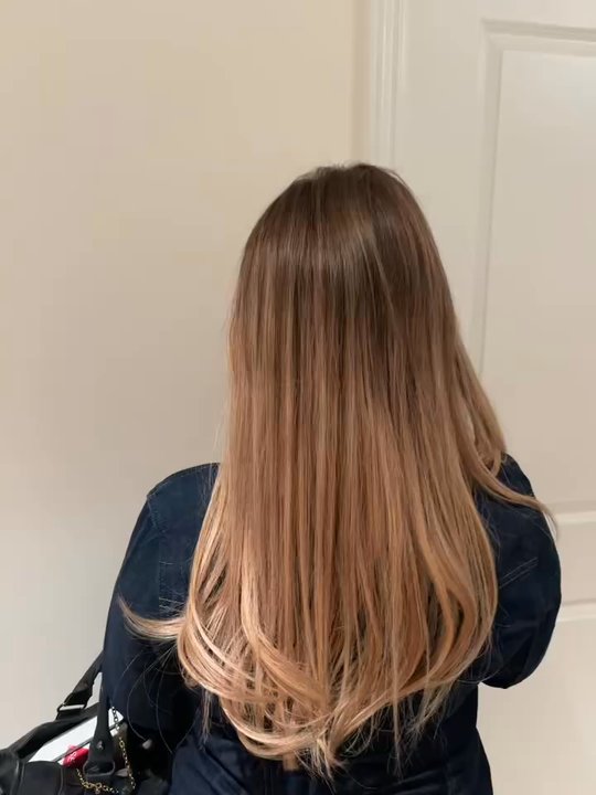 Bomane - From bleach blonde to bronde with extensions - Hair Salons Near Me - Beverly Hills, California