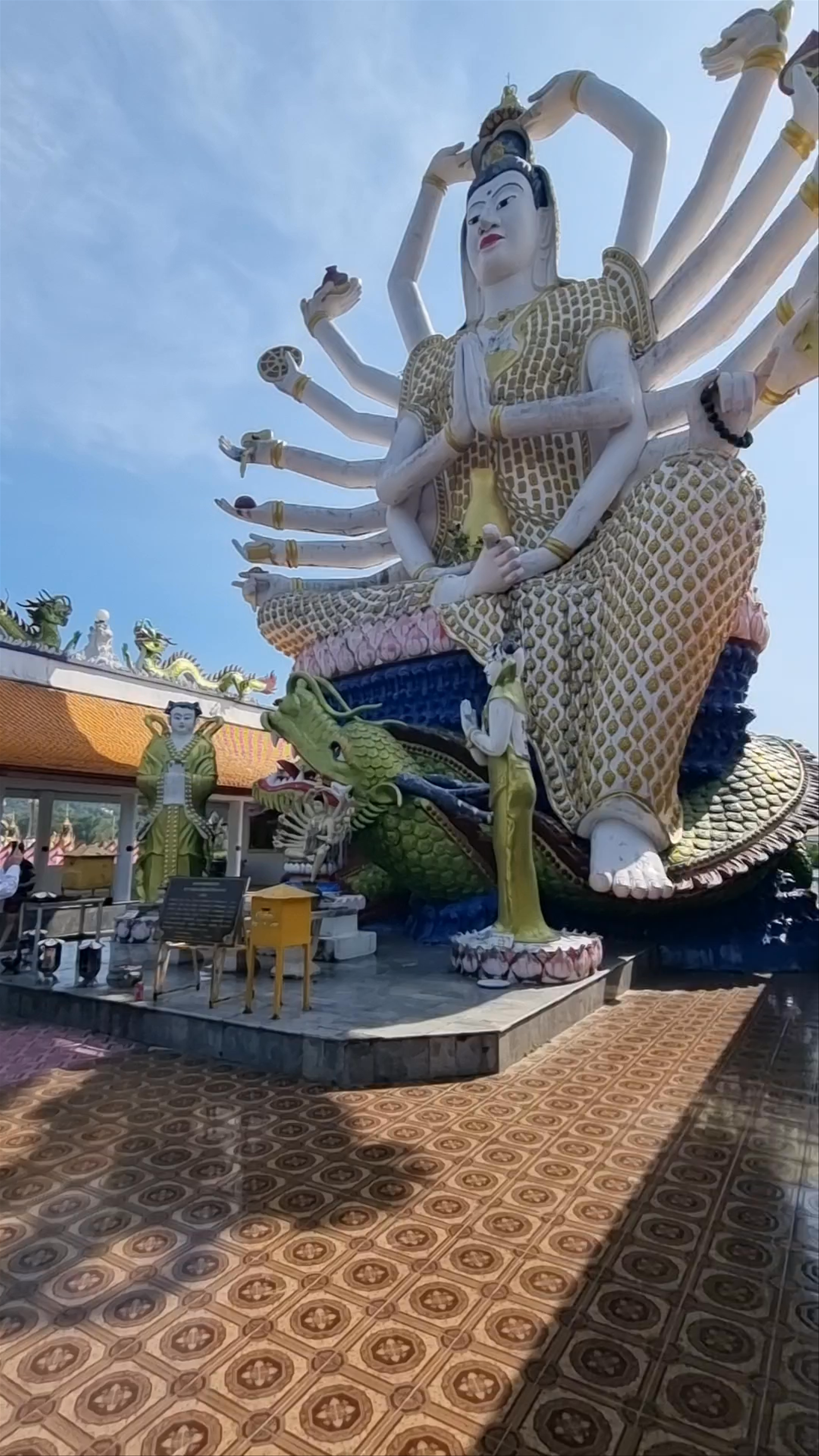 Statue of the goddess Guanyin