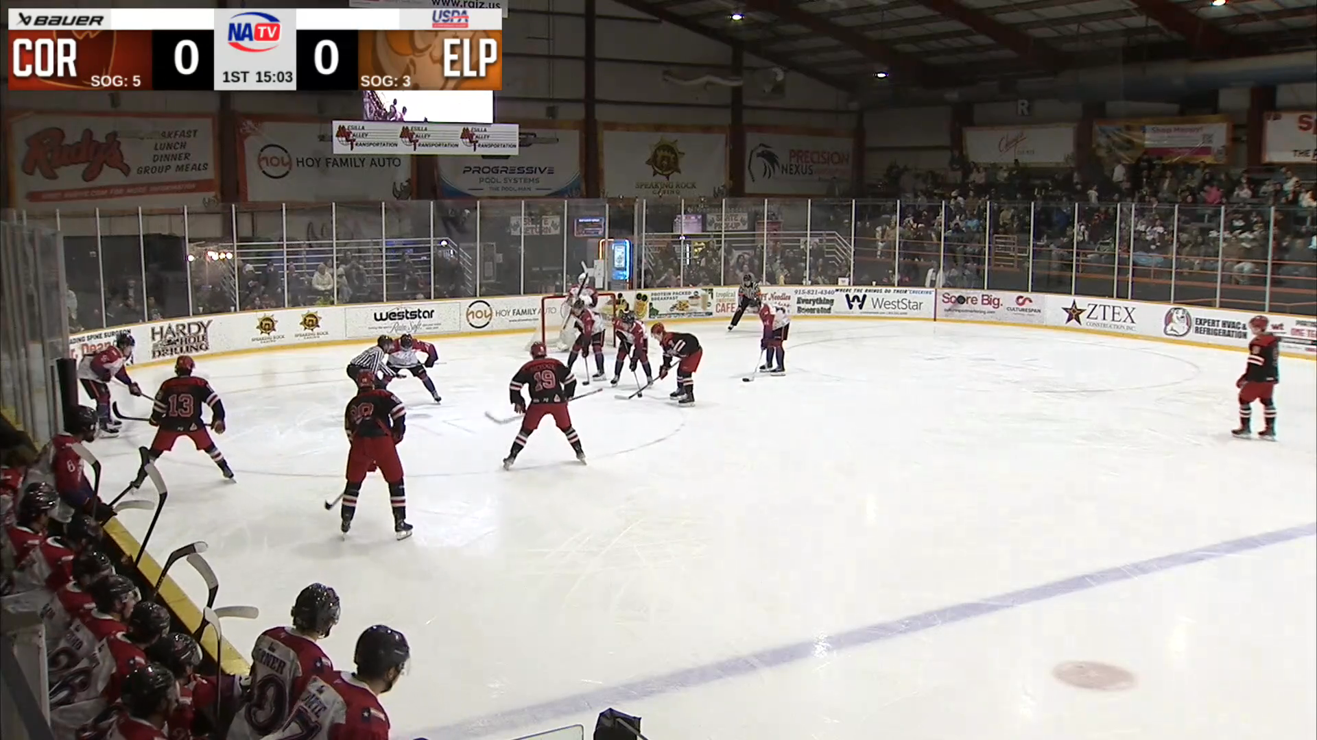 Patrick Sargent's Impressive NAHL Debut: First shift vs. El Paso