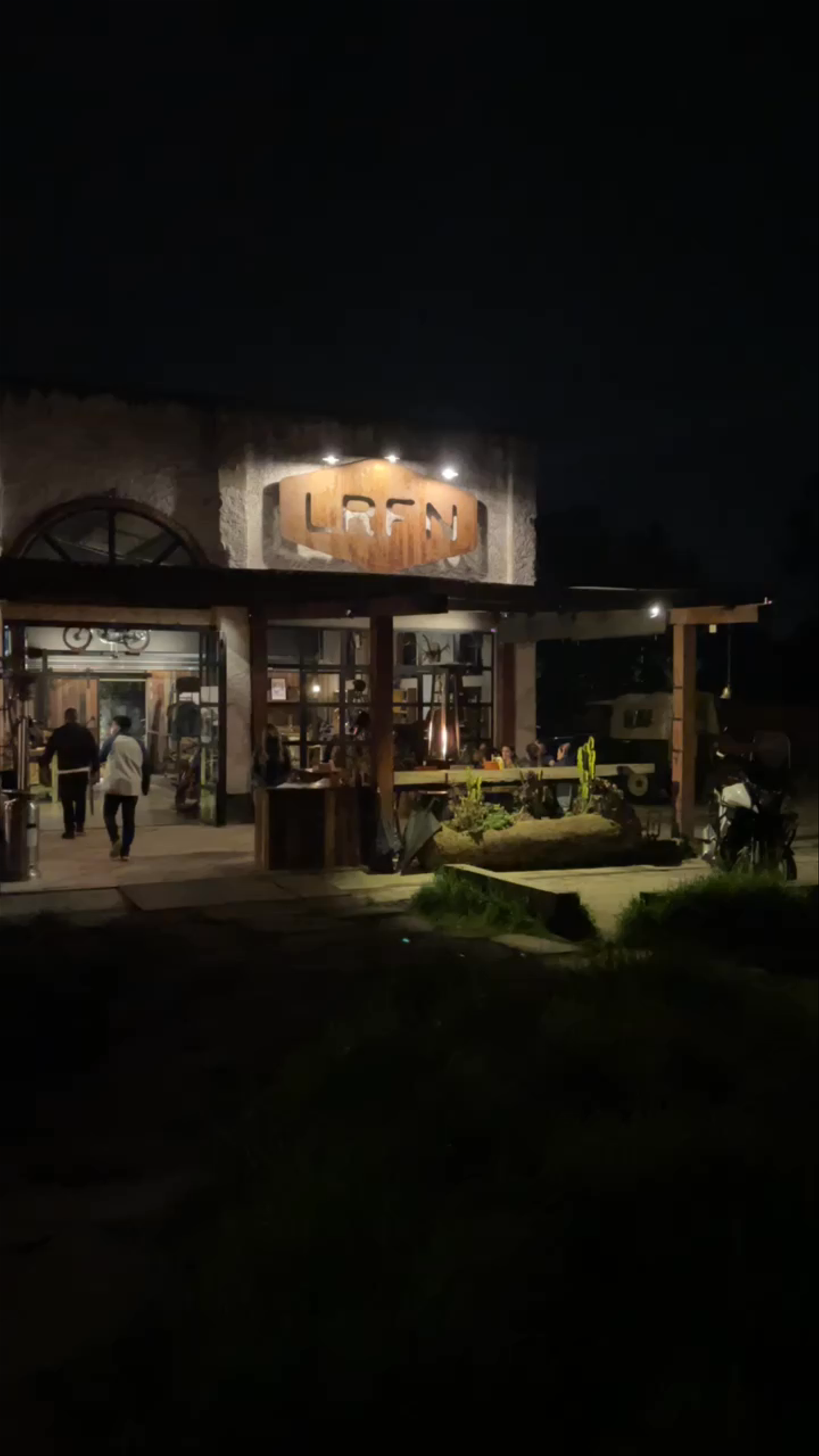 Enchanting Night at La Rufina: Cozy Dining and Charming Outdoors in Envigado