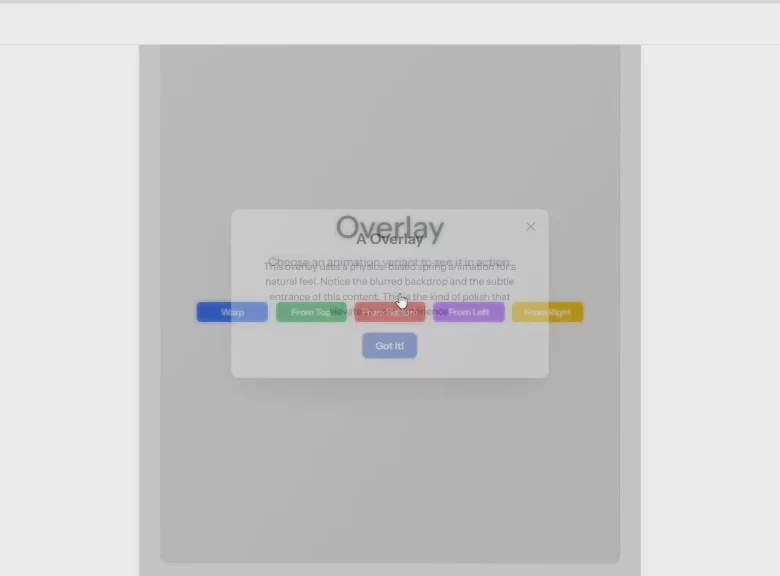Day 6/8 - Warp Overlay by Vishal Yadav