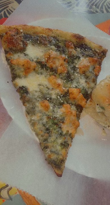 Two Boots - This has to be the best chicken pizza i have ever had. The delicious chunks of chicken over the broccoli and cheese and basil is so yummy. - Pizza Near Me - New York, New York