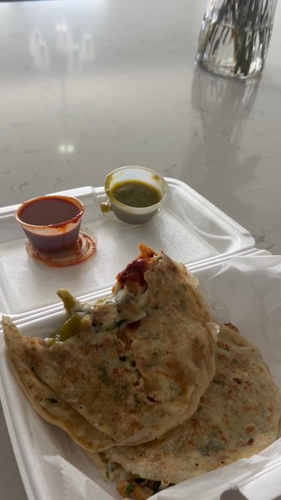 Taqueria Hernandez - Get both sauces! I would not eat this in my car without lots of napkins. - Food Trucks Near Me - Jacksonville, Florida