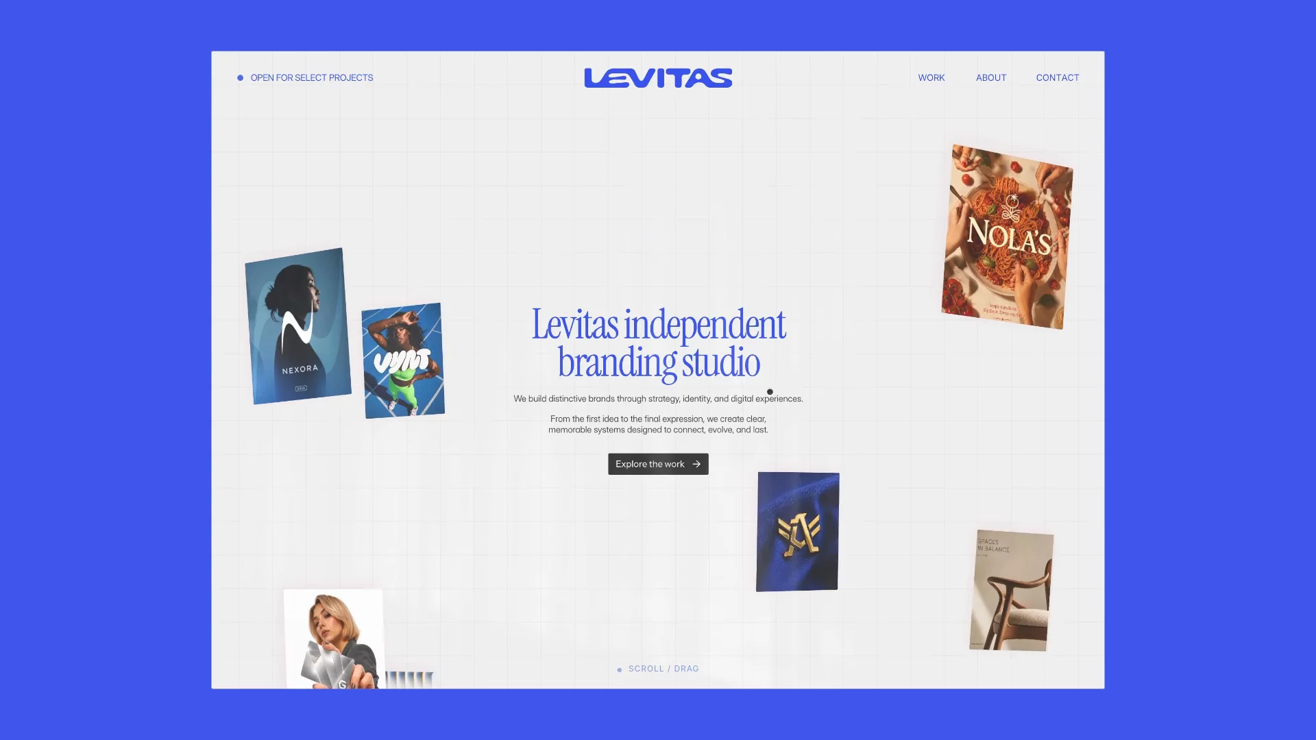 Levitas — WIPBuilding a minimal portfolio template for an independent branding studio.Floating projects, editorial typography and subtle interactions — all built in Framer.The homepage is taking shape, with the rest of the site and responsive versions still in progress.Coming to the Framer Marketplace as a free template.Would love to hear your thoughts.