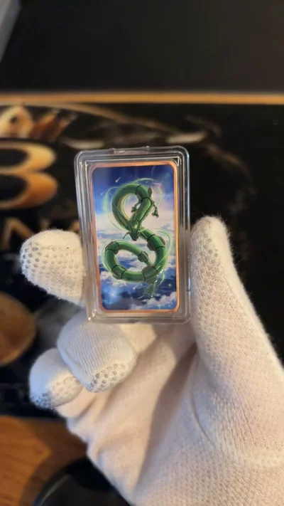 Pokemon Rayquaza 1oz copper bar