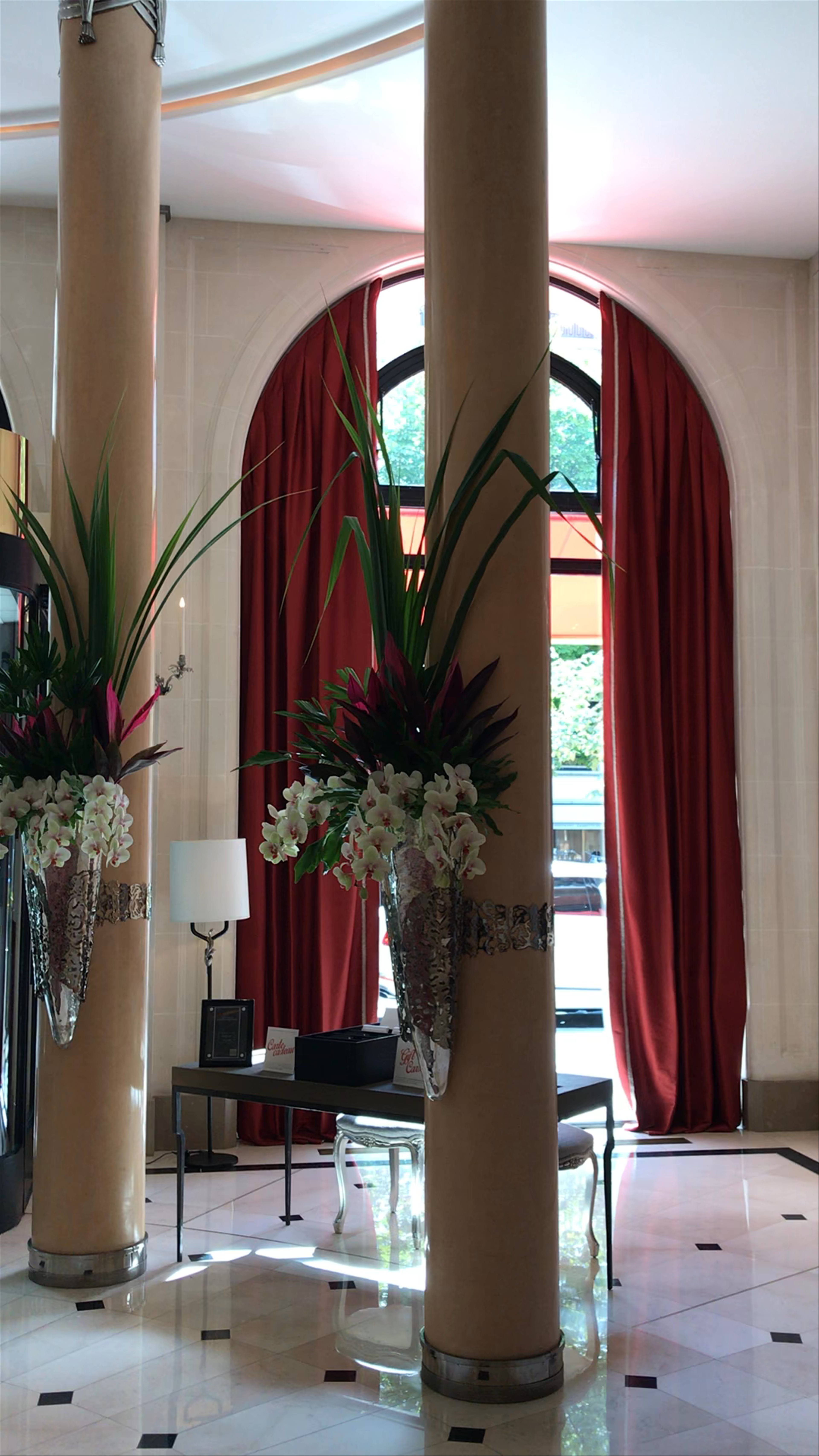Elegant Interior Tour of Hôtel Plaza Athénée in Paris
