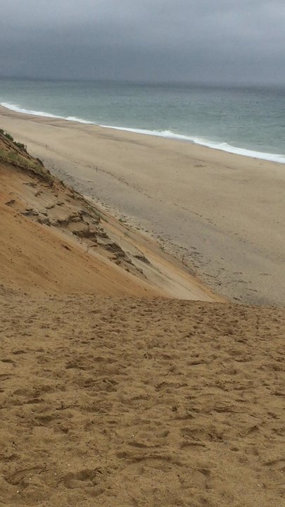 White Crest Beach - White Crest Beach in the rain - Beaches Near Me - Wellfleet, Massachusetts
