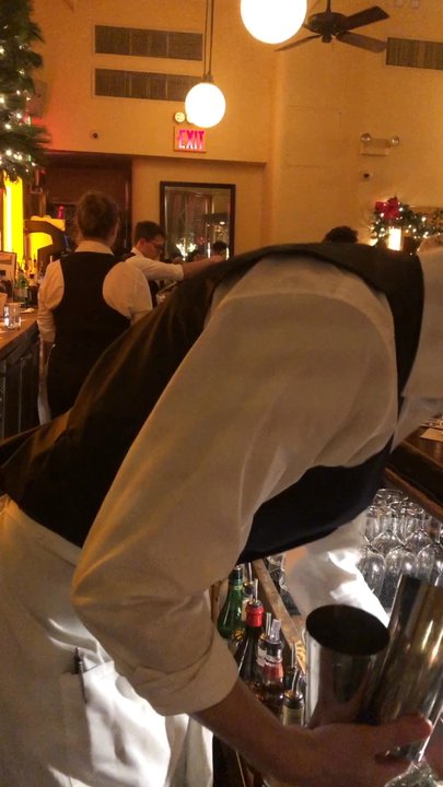 The Odeon - Bartenders rocking a busy lunch rush and transition seamlessly into an equally busy dinner rush! - New American Near Me - New York, New York