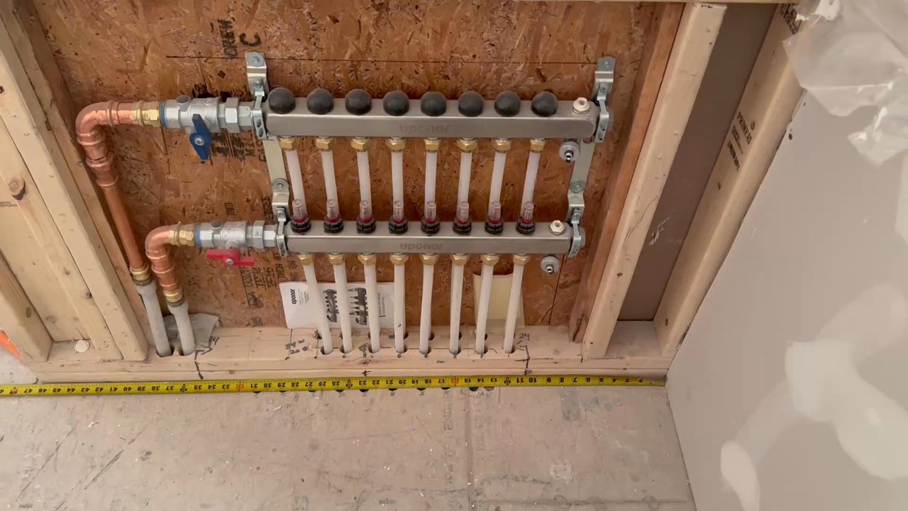 Precision Plumbing & Heating - Radiant heating manifold - Plumbing Near Me