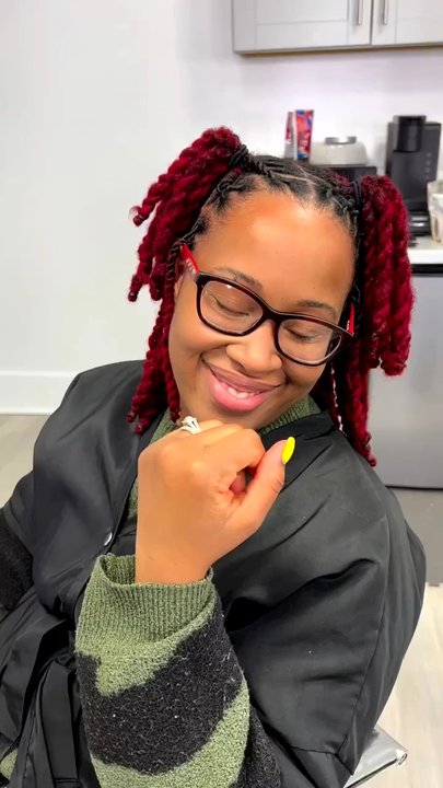 All About Locs - Double precess color with ropes. - Hair Stylists Near Me - Atlanta, Georgia