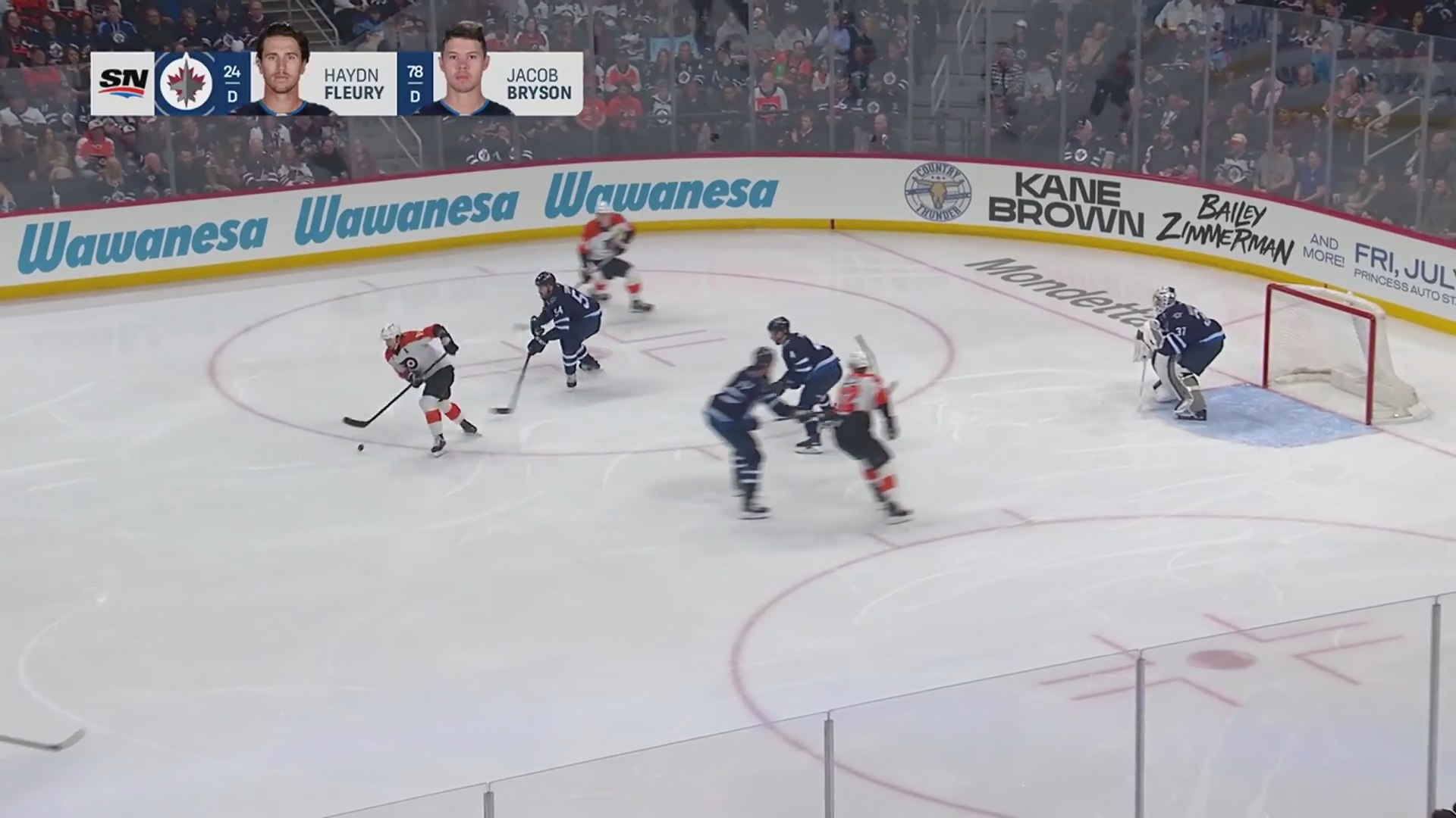 Martone Opens Scoring Early in Flyers-Jets · Apr. 11, 2026