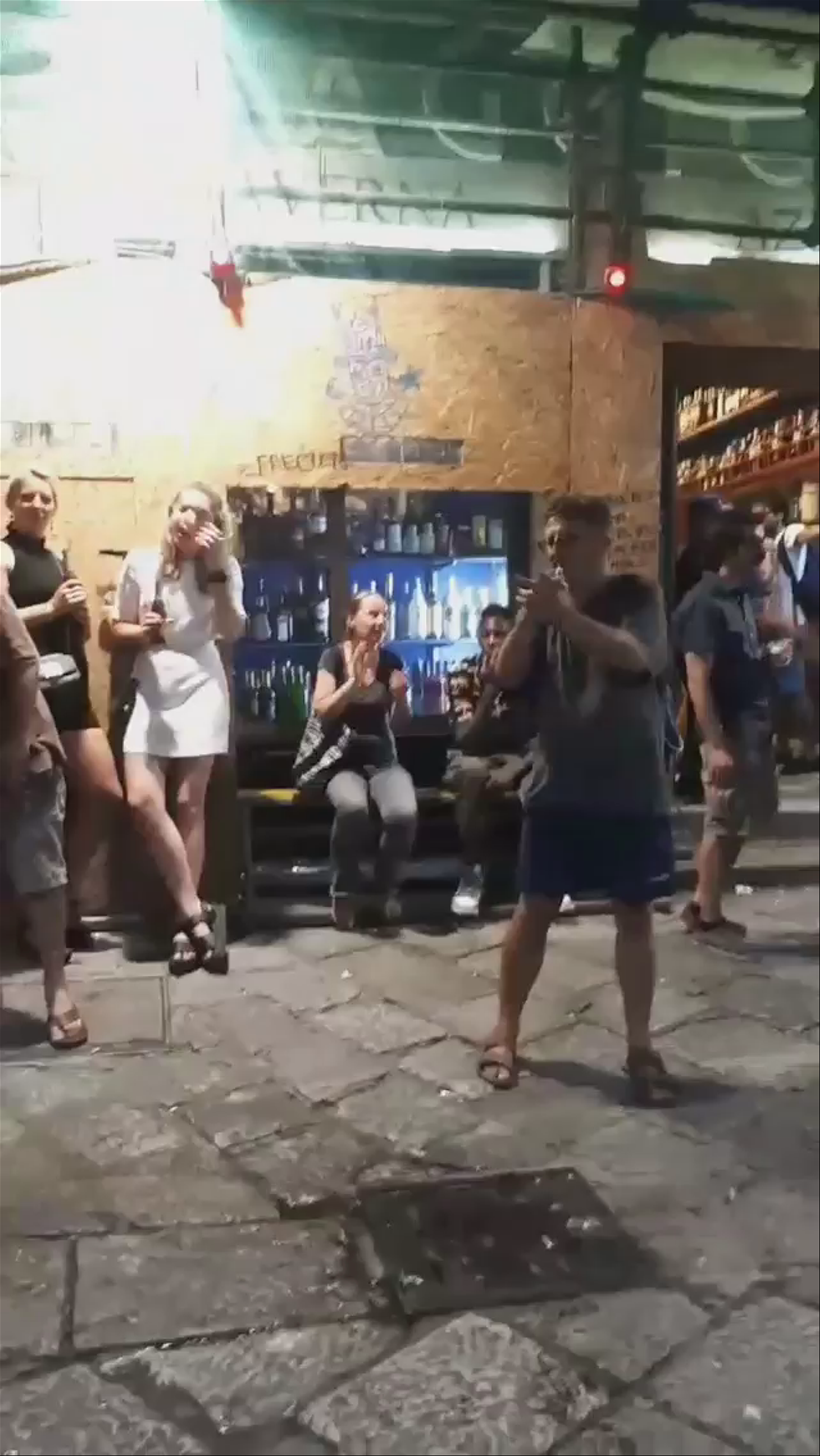 Nightlife and Street Dancing at Mercato Vucciria, Palermo