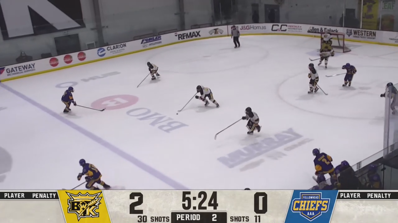 Darby Wilson's Top Saves: Yellowhead Chiefs U15 AAA Highlights