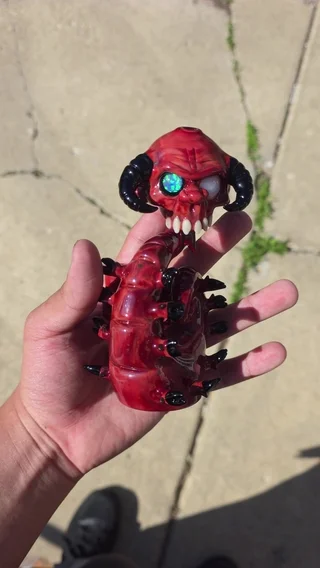 Preview pic of Grimeglass x niko cray dab rig