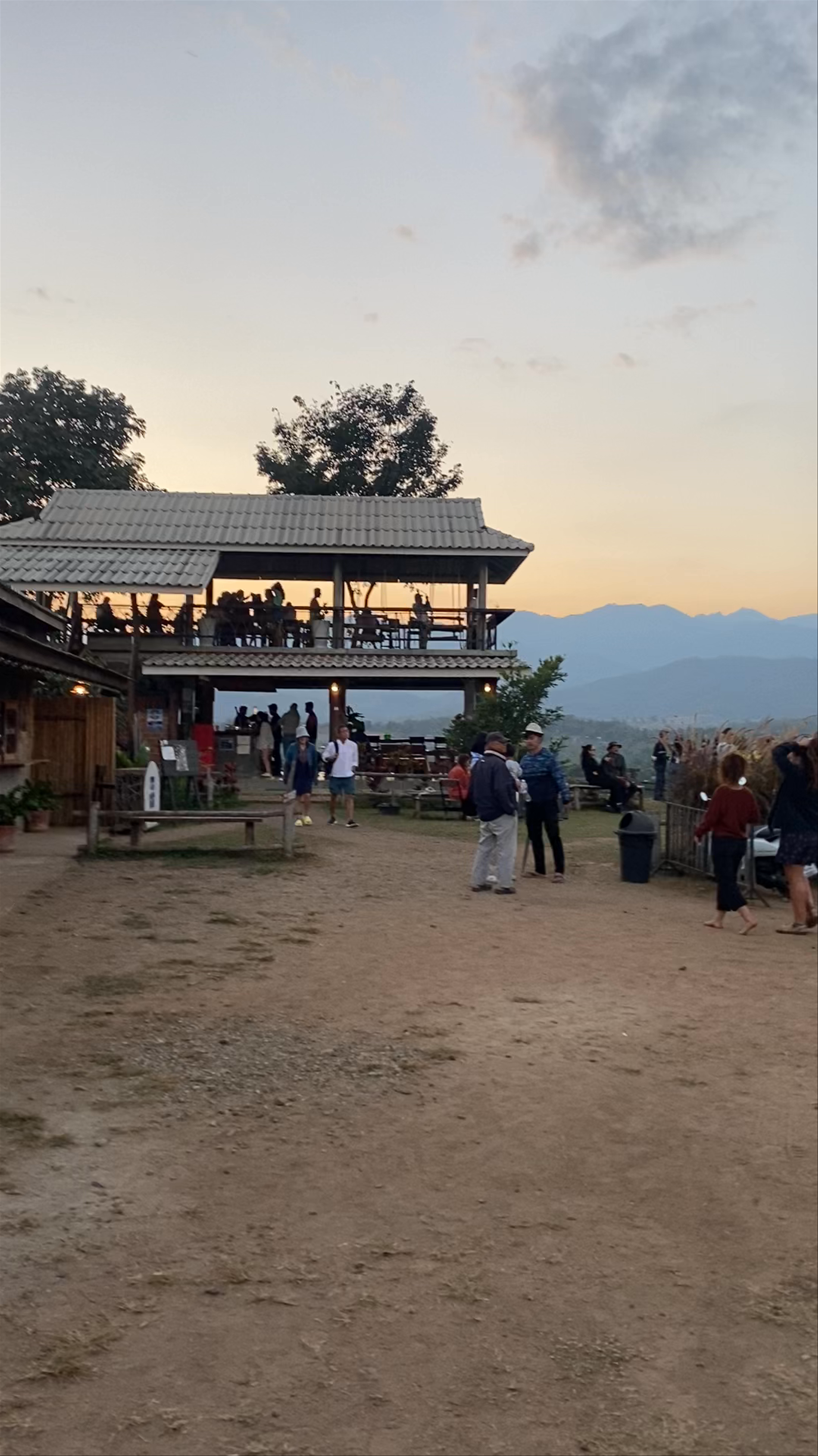Sunset Gathering at Two Huts Pai, Mae Hong Son