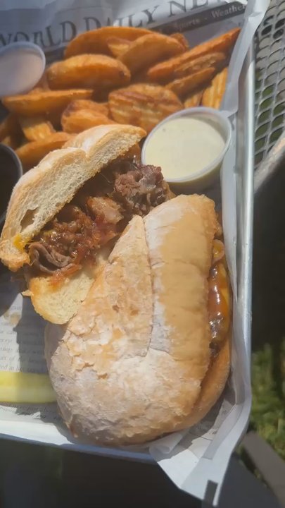 The Bearded Ginger - Messy, saucy, and worth every bite--this sandwich hit the spot! - Barbeque Near Me - Spokane Valley, Washington
