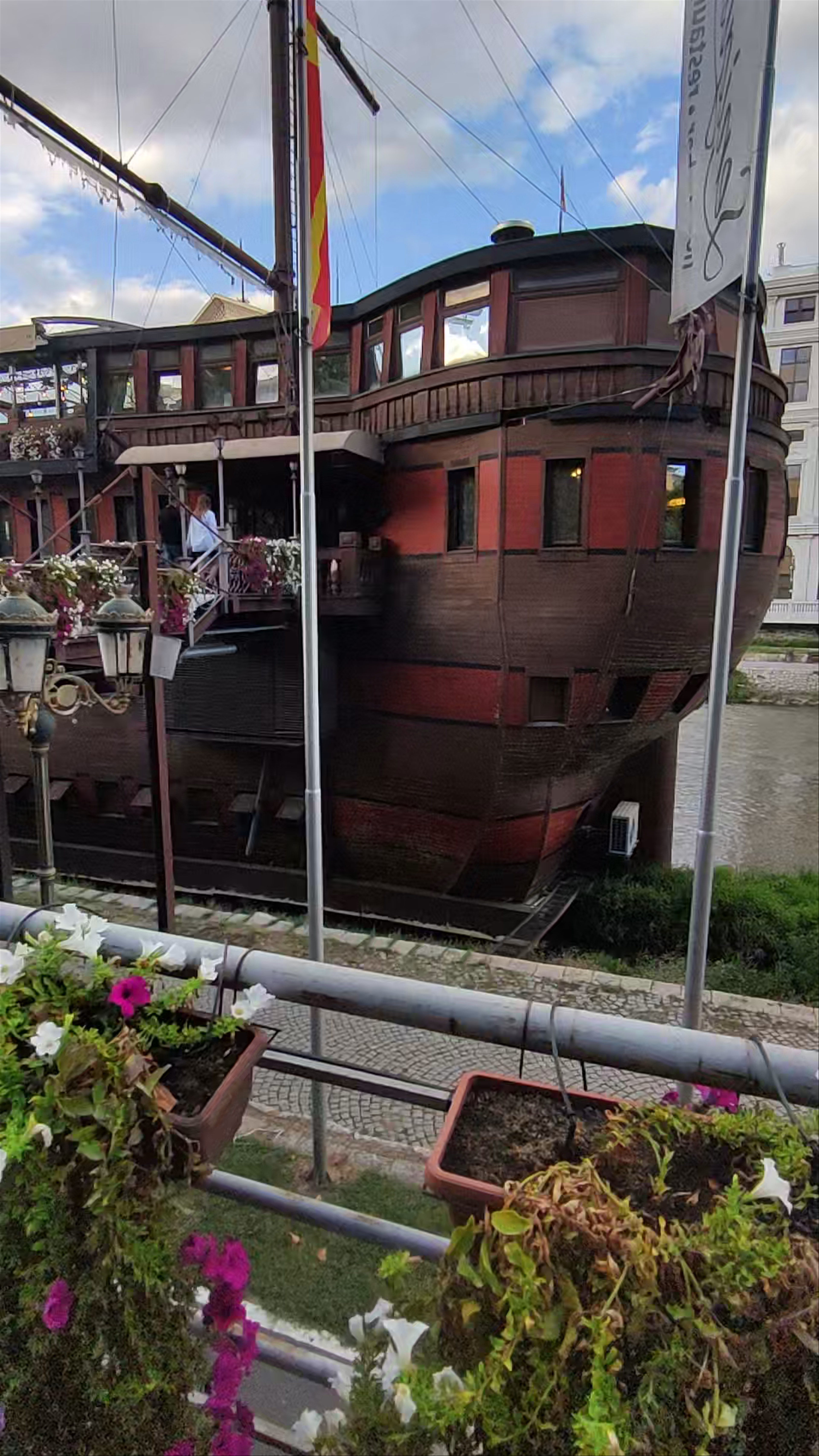 Restaurant Galija: Unique Dining on a Ship in Vinica, North Macedonia