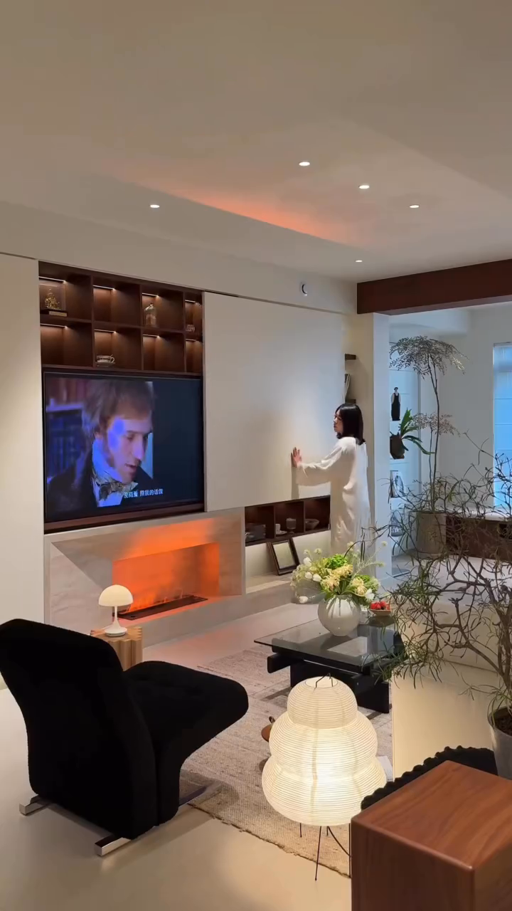 Stylish-hidden-TV-cabinet