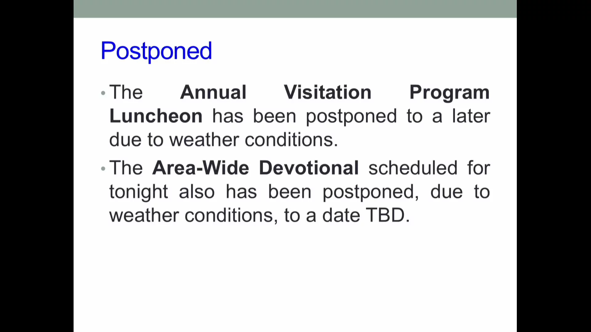 Bethel Service, January 25, 2026