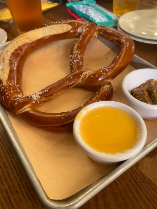 Peddler's Pub - Get the pretzel enough said! Yum!!!!!! - Pubs Near Me - New Hope, Pennsylvania