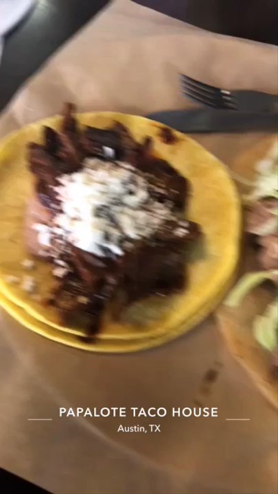 Papalote Taco House - I was so so excited for my food! I ordered a taco and a huarache! - Mexican Near Me - Austin, Texas