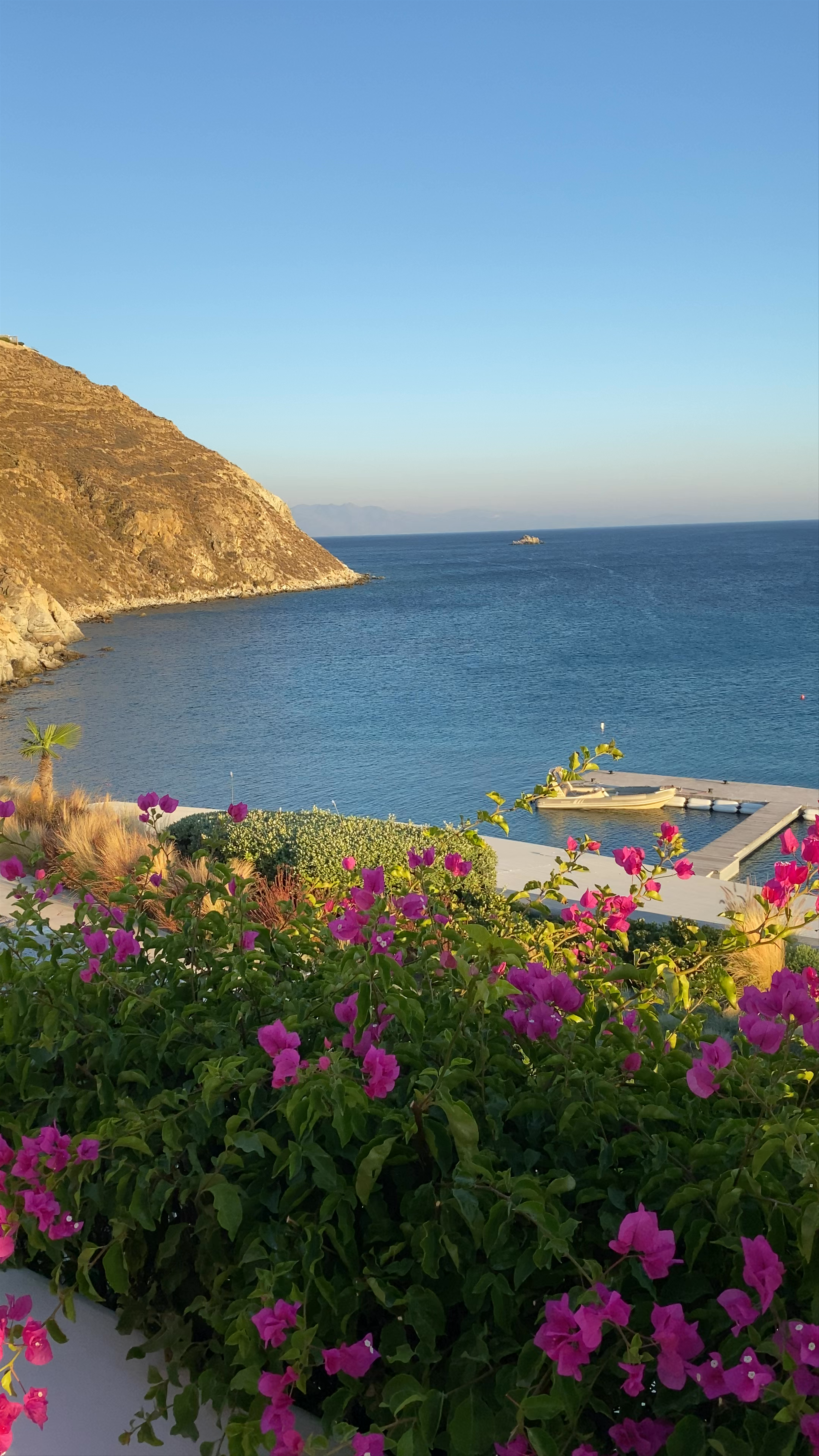 Sunset Serenity in Ornos Bay, Mykonos