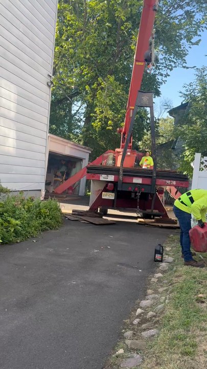 Giron's Tree Service - Crane prep for the tree removal. - Tree Services Near Me