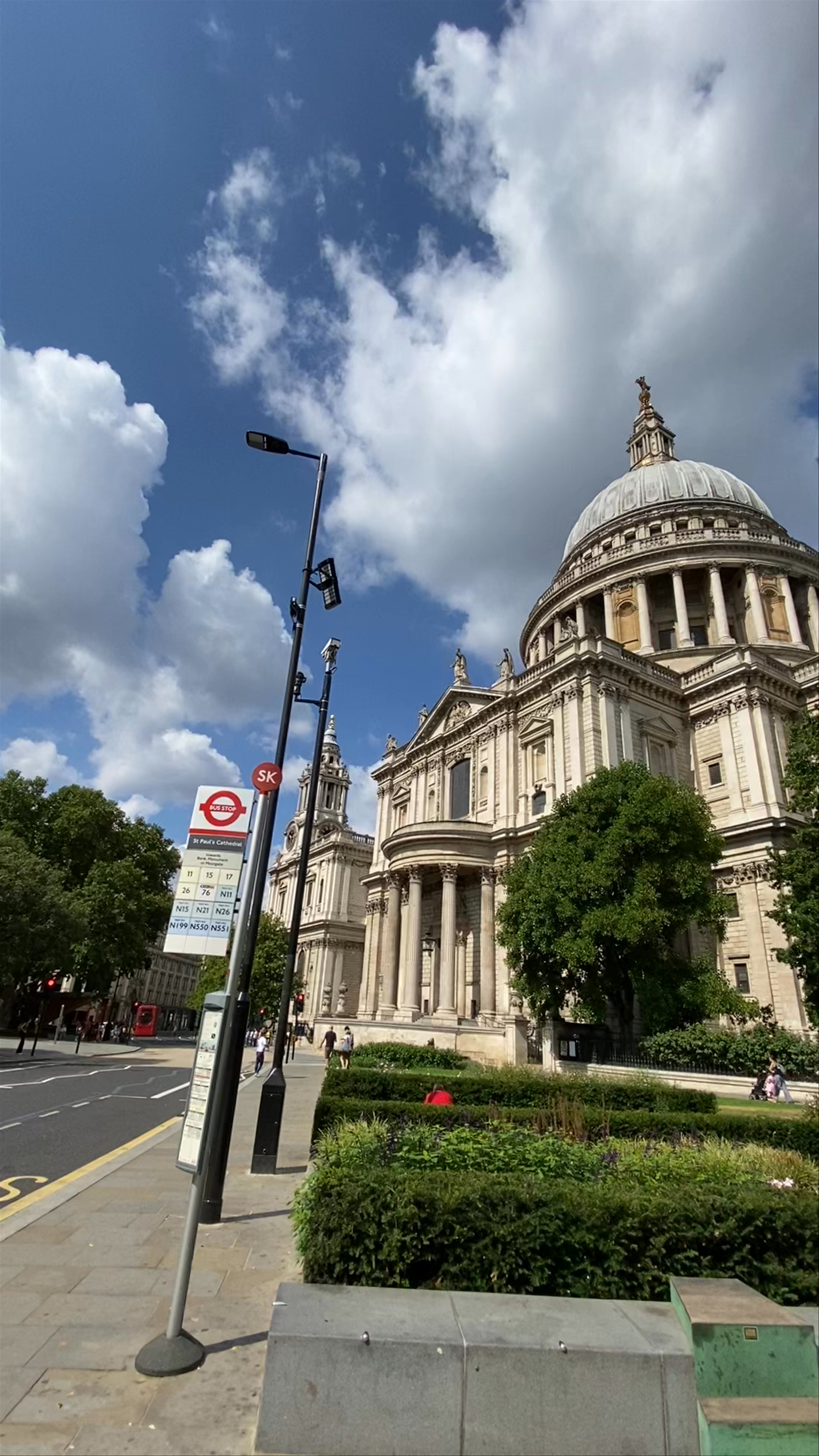Saint Paul's Cathedral: Iconic London Landmark Under the Summer Sky