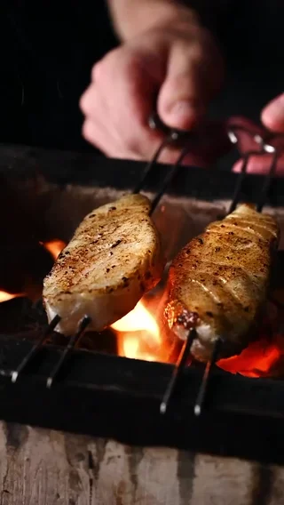 Grilled Cod with Miso Glaze