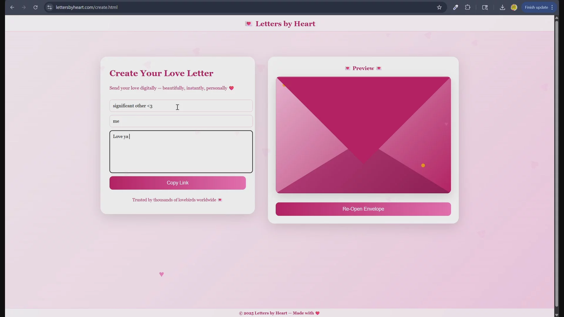 Letters by Heart image 1