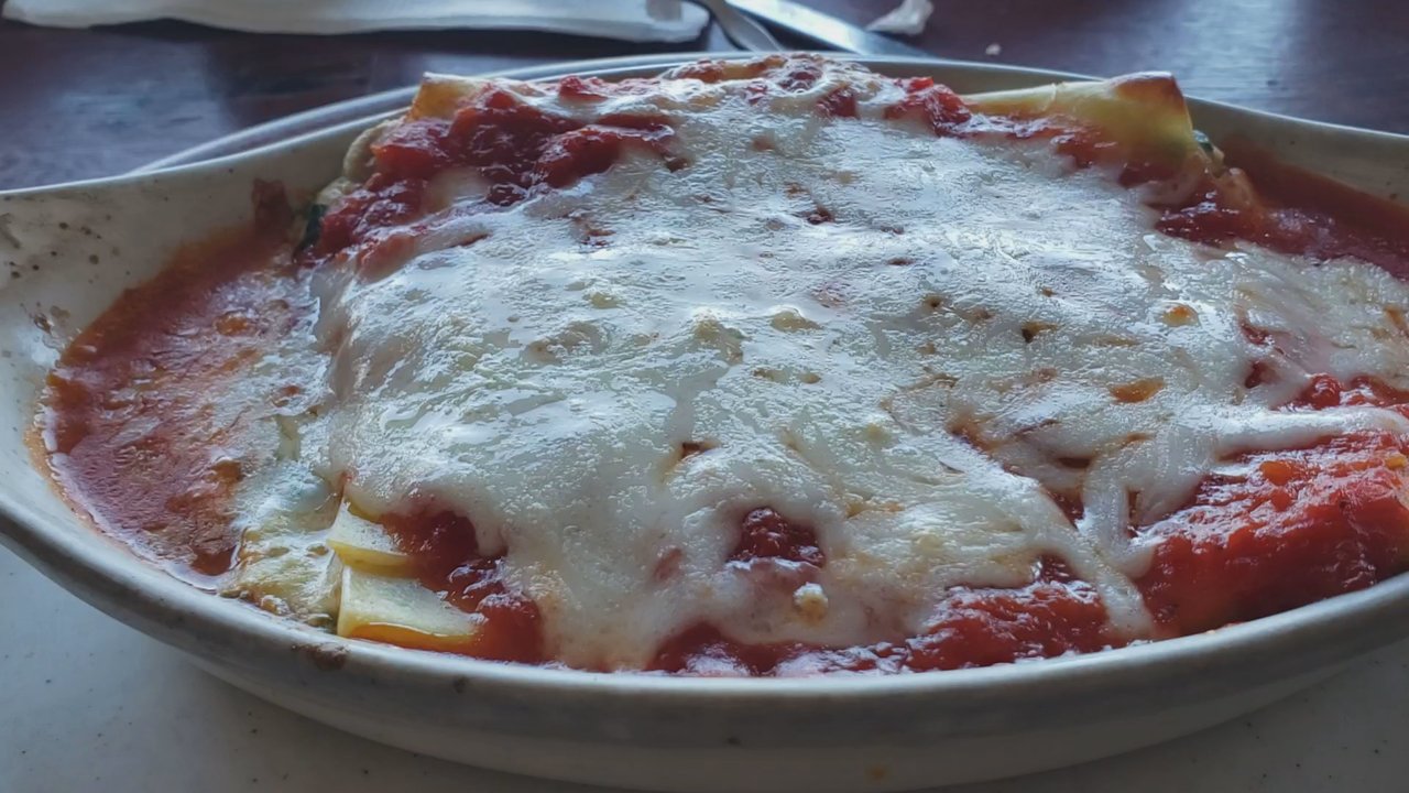 Tony's Pizza & Pasta - Baked cannelloni, served bubbling hot out of the oven! - Pizza Near Me - Bedford, Texas