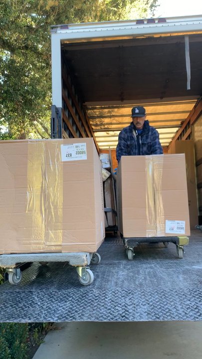 Sierra Custom Kitchens - Delivery day. Thanks to Alice to check everything in person. I really appreciate your service and help. - Interior Design Near Me - Pasadena, California