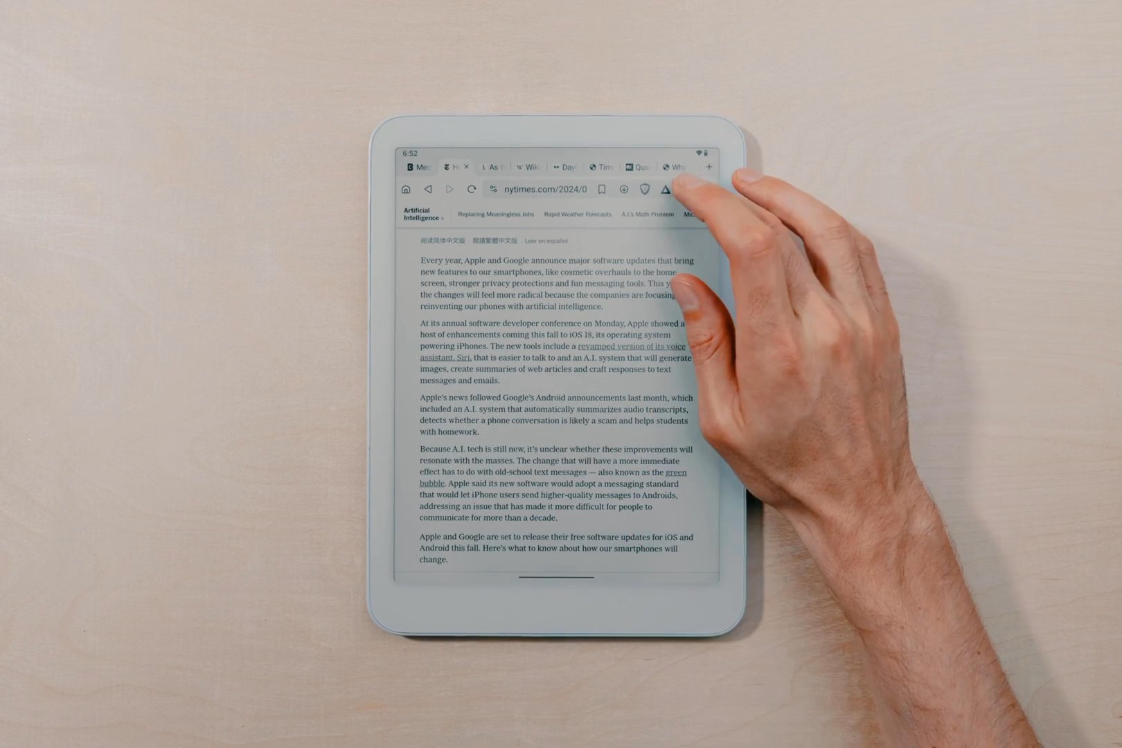 Daylight | The Fast 60fps E-paper and Blue-Light Free Tablet