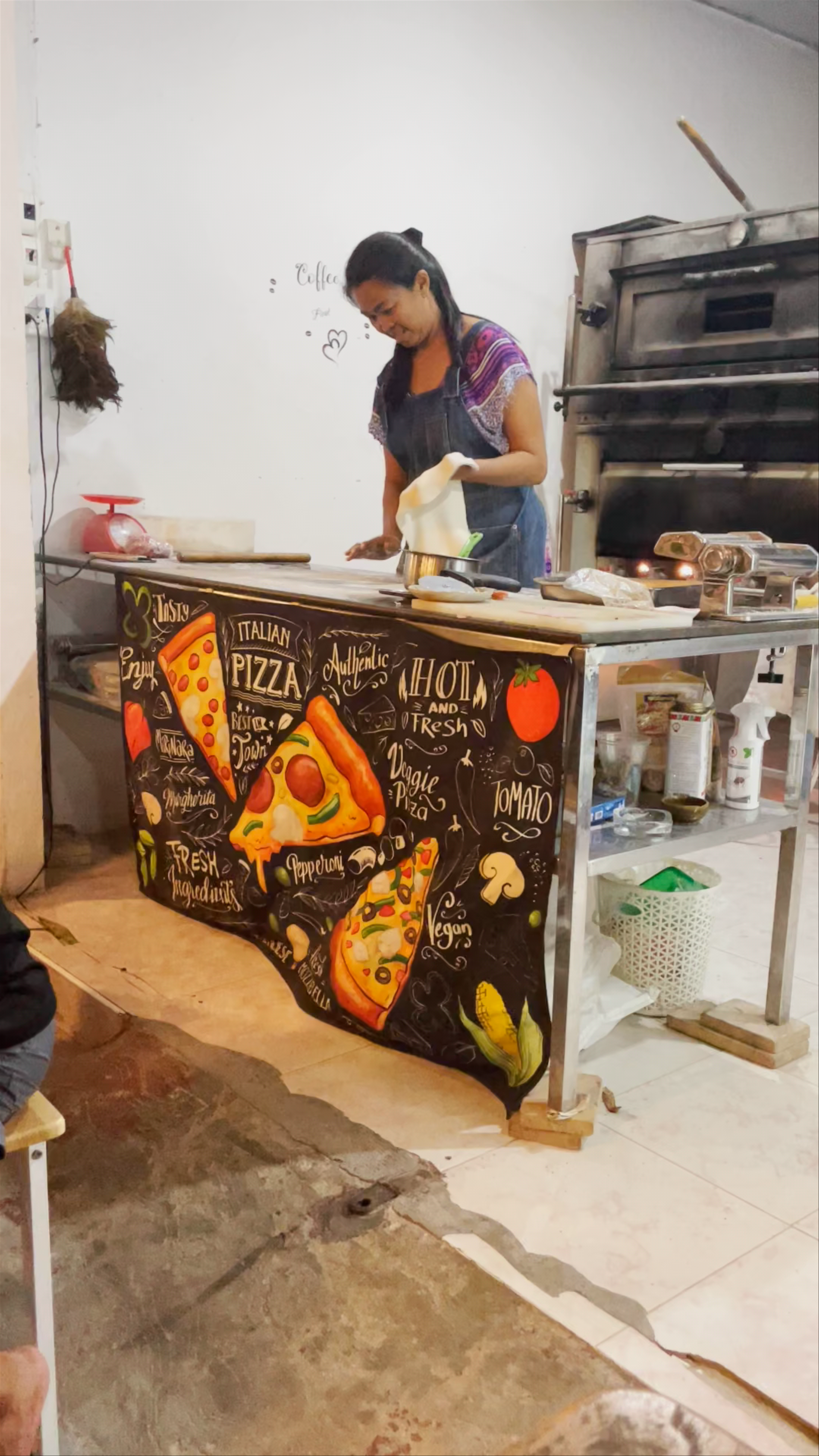 Authentic Homemade Italian Pizza on Ko Tao, Thailand
