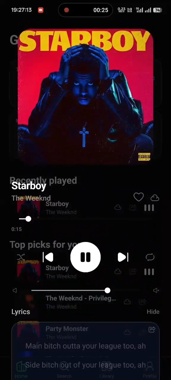 muzix: Cross-platform music streaming app image 1