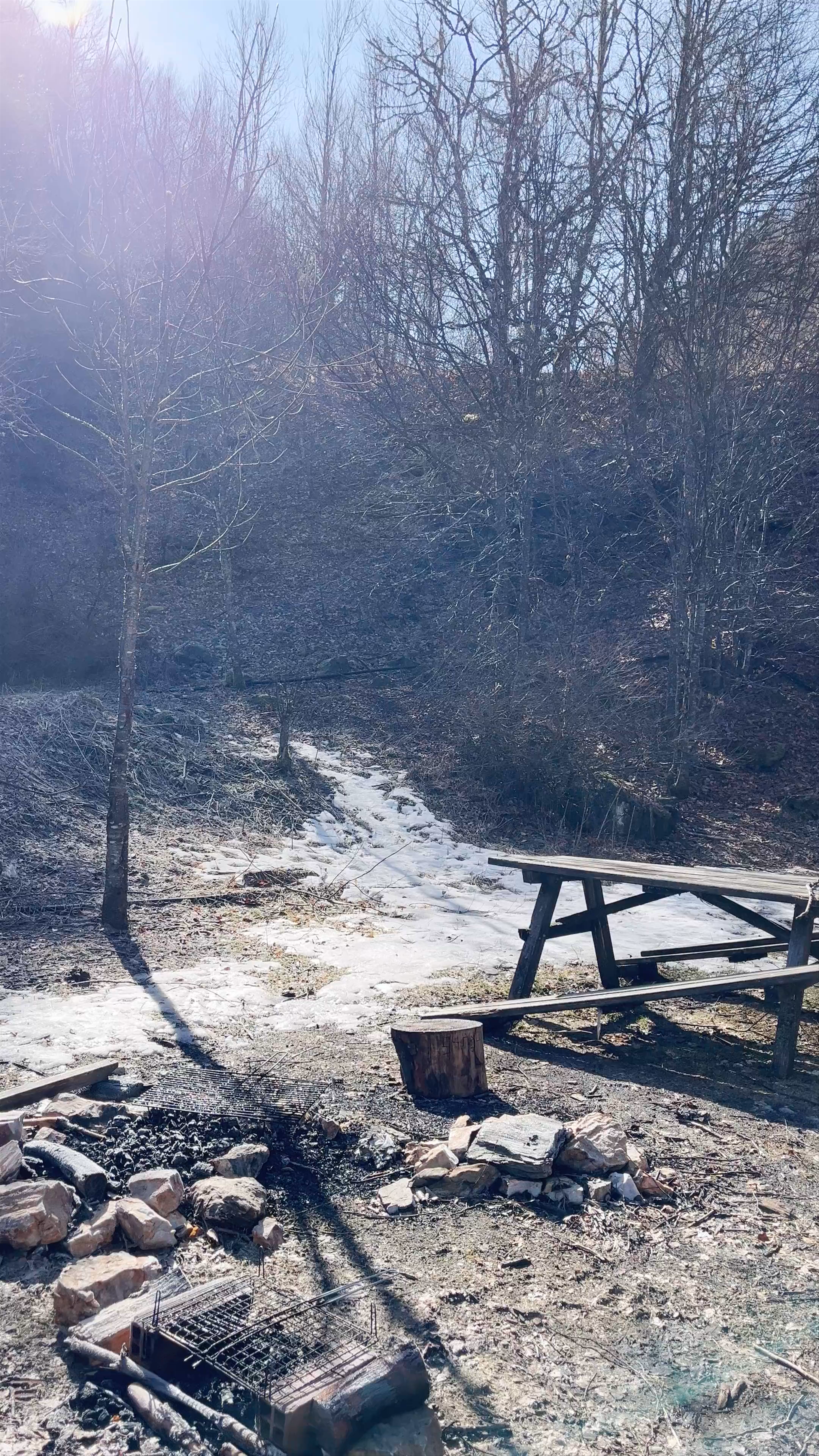 Winter Serenity on the Livadia Stravopotamos Trail in Greece