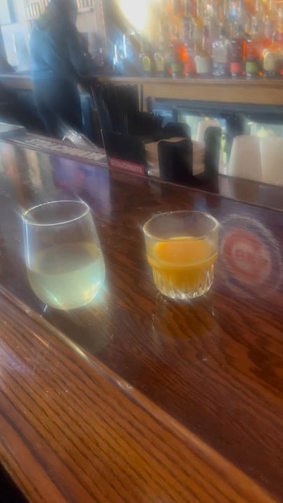 Bernie's Tap & Grill - Perfect amount of orange juice for a mimosa! Lol - Bars Near Me - Chicago, Illinois