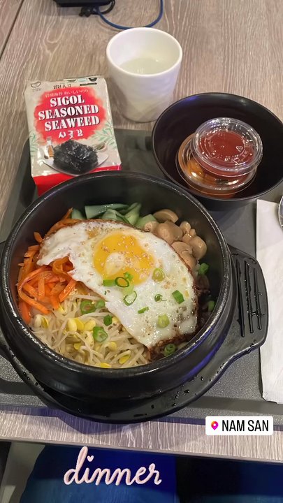 Nam San - Bibimbop with beef - Korean Near Me - Vancouver, British Columbia