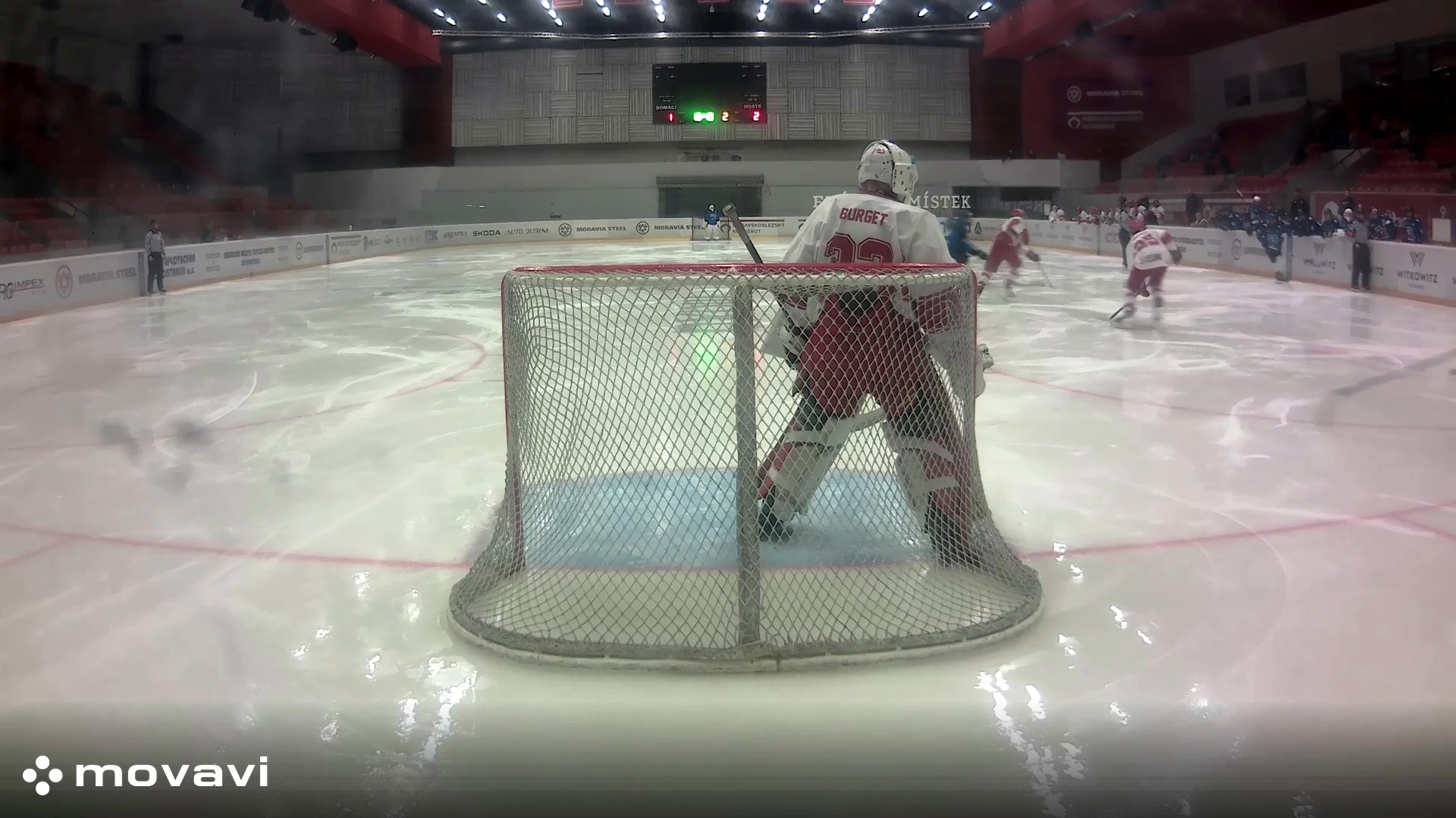 Adam Burget's U18 Pre-Season highlights - puck tracking + save