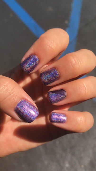 Creative Nails Art & Spa - Thank you so much Diane!! Holographic gel - Nail Salons Near Me - Temecula, California