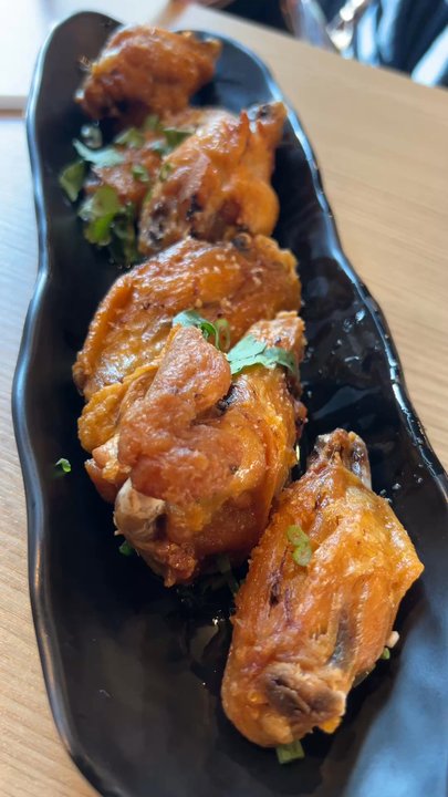 YU Noodles - Chicken wings - weren't spicy to me. - Ramen Near Me - Columbia, South Carolina