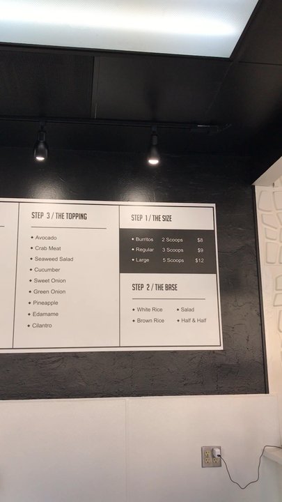 Poké Parlor - Menu - Poke Near Me - La Habra, California